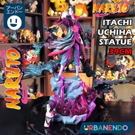 Naruto Itachi Uchiha Statue Action Figure Size 39cm Free 1 head and 2 original Crows