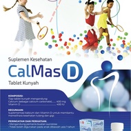 CalmasD botol 30 tablet ( calcium dan vitamin D kesehatan tulang )