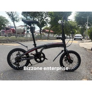 new 16” coyote 7sp shimano folding bike basikal lipat 8yo above support adult