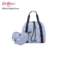 Cath Kidston Foldaway Drawstring Backpack Glamorous Dogs Blue กระเป๋า กระเป๋าสะพาย กระเป๋าสะพายหลัง 