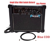 Ampli Gitar Listrik - Ampli gitar Sudah distorsi -Amplifier  mini 4 inch