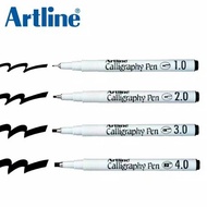 Artline Calligraphy Pen ek Calligraphy 242 Black, Blue, Red