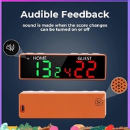 Mini Digital Scoreboard Portable Wireless Electronic Scoreboard with Buzzer 6-Digit Display for Corn