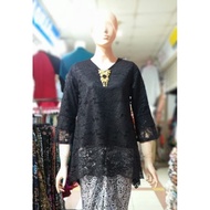 Real pic black rinjani brocade kebaya top / Kutbaru kebaya / party kebaya / brocade kebaya top