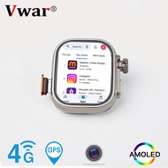 [shaoy] 2024 New Android Smart Watch Vwar S9 Ultra 4G Wifi GPS Google Play Smartwatch with Camera SI