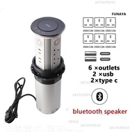 WIFI UK MK Pop Up Surface Table Hidden Built in Socket with USB Type-c Waterproof 16A 250V  Bluetoot
