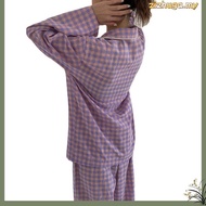 Sleepwear Korean version of long sleeve spring and autumn leisure wear pants, home clothes, student 