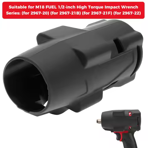 M18 18V 1/2" High Torque Impact Wrench with Friction Ring Protective Boot For 2967-20 2967-21B 2967-