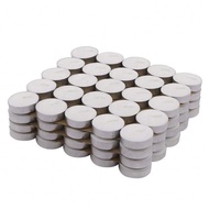 50pcs Unscented Tea Light Candles, Burn Time Approx. 1 Hour, Party Candles For Ambience, Restaurant 