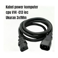 COMPUTER-MONITOR CPU POWER CABLE 1.8 m Thickness 3x1MM power cable extension POWER CABLE/ C13 TO C14