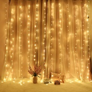 Curtain string lights 3x3M - 300L