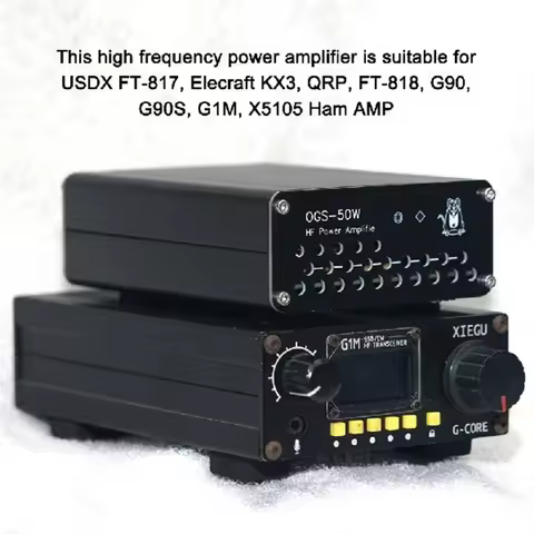 OGS-50W 50W HF Power Amplifier for USDX FT-817 ICOM IC-703 IC-705 Elecraft KX3 QRP FT-818 G90 G90S G