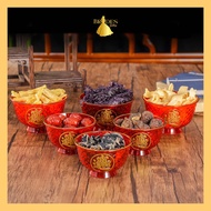 MERAH Bd Plastic Prayer Bowl/Bowl Crystal Red Puja Bowl SMB6