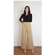 Latest imported fit and flare cotton women's culottes