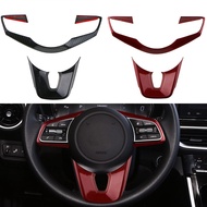 Car Steering Wheel Decoration Trim Cover Molding Frame Sticker Fit for Kia Forte Cerato K3 2019 2020