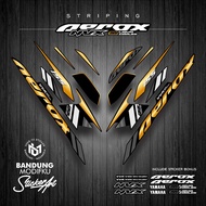 STRIPING AEROX ALL NEW CONNECTED 155 MLK 10/ VVA 2021-2023/ MOTO AEROX 155 NEW AEROX NEW 155/