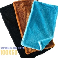 100x50 Sarung Bantal Cinta Jumbo Murah | Sarung Bantal Panjang Bulu Lembut Ngga Rontok