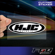 Cutting Sticker Logo HJC Helmet