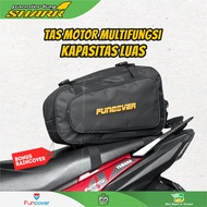 Tas Box Motor Touring Side Tank Bag Jok Panier Tailbag SHARK Funcover
