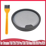 For  Dreame T10/T20/T20 Pro/T30/T30 Neo/R10/R10 Pro/R20 Vacuum Cleaner FilterWashable Pre-Filter Rep