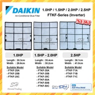 [1pcs] Daikin Aircond Filter (Inverter) Gin-ion Blue Filter 1.0hp 1.5hp 2.0hp 2.5hp FTKF25A/B/C FTKF35A/B/C FTKF50A/B/C