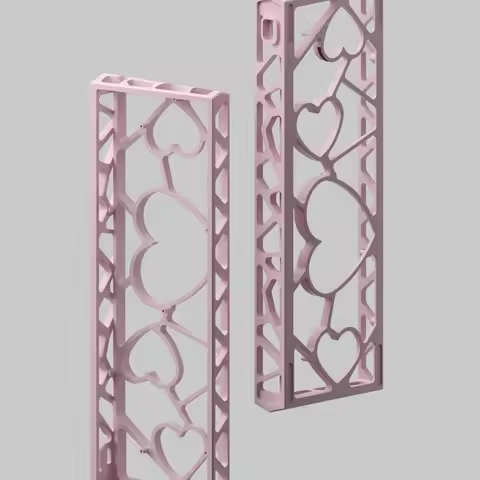 Keebox Hollow Heart Mechanical Aluminum Keyboard Case For 60% Layout DIY Keyboard For Wooting60 HE G