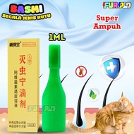 HIJAU GREEN FLEA DROPS 1ml ANABUL Furplo FLEA DROPS