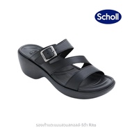 Scholl รุ่น Rita 1F-2646 รองเท้าสกอลล์ผู้หญิง เทคโนโลยี ไบโอปรินท์ Bioprint ดำ 40