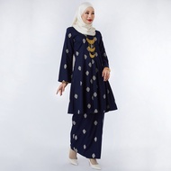 Baju Kebaya Moden Embroidered with Buttons Muslimah Baju Nikah Tunang/Bridesmaid Cantik Perempuan Se