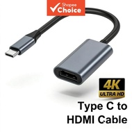 TYPE C to HDMI-compatible 4K adapter, USB C USB3.1 male to HDTV female converter cable for laptop, t
