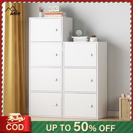 AMY 5 Tier Locker Cabinet File Storage Cabinet With Door Wooden Bookcase / Wardrobe Home Rak Buku Kabinet Kayu 柜子