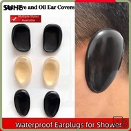 LUCKY-SUHE 2Pcs Ear Protector Cover Caps, Waterproof Plastic Hair Dying Ear Covers, Reusable Earmuff