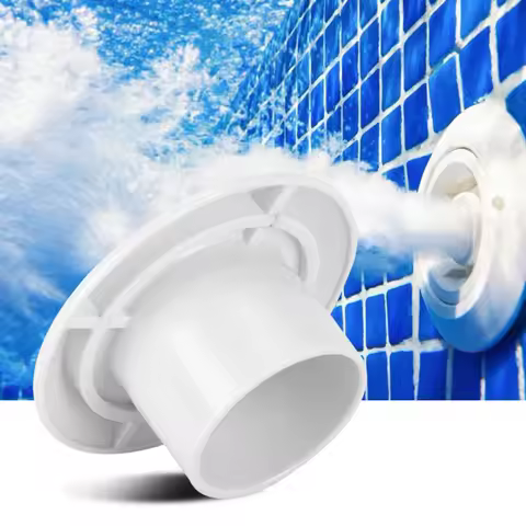 Massage Nozzle 360-Degree Rotatable Adjustment Heat-Resistant ABS Material Water Outlet Pool Jet Noz