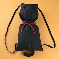 日本發送 小貓 貓貓 黒貓 萬聖節 糖果 小背囊