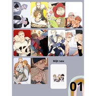 SET OF 10 CORNERED CARD 19 DAYS