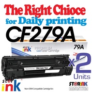 2x Compatible To HP Laserjet pro CF279A 279 CF-279A 279A 79A CF-279X CF279X M12a M12w MFP M26a M26nw