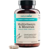 NatureWiseMultivitaminforWomen+StressSupportwithOrganicWholeFoods&Minerals-B-Comple+VitaminC+D3K2for