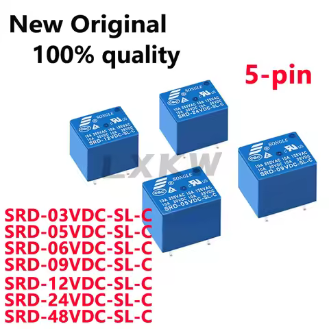 5/PCS New SRD-03VDC-SL-C SRD-05VDC-SL-C SRD-06VDC-SL-C SRD-09VDC-SL-C SRD-12VDC-SL-C SRD-24VDC-SL-C 