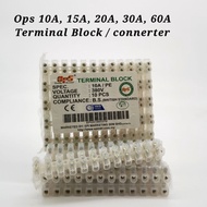 10A, 15A 20A,30A,60A PVC Quick Cable Connector /pvc terminal block / penyambung cable / joint cable