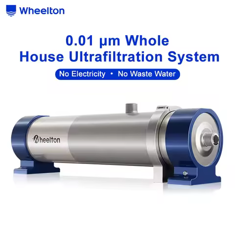 Wheelton whole house high flow water filter purifier 1000L-3000L SUS304 mineral water filter Reusabl