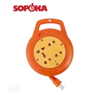 Ổ cắm quay Sopoka Q75 ổ cắm điện đa năng 2200W ổ điện quay tay chống cháy ổ cắm chống vỡ bảo hành 1