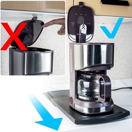 Versatile Movable Coffee Tray 25 lbs Coffee Maker Sliding Tray Stand Kitchen Accessories