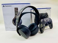PlayStation PS5 DualSense無線手掣 + PULSE 3D 無線耳機組（深灰迷彩）