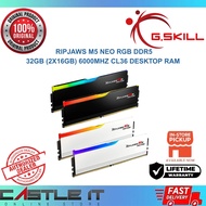 G.Skill Ripjaws M5 Neo RGB DDR5 RAM 32GB 64GB 6000MHz CL30 CL36 Black White EXPO