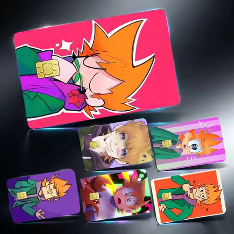 Anime Eddsworld Matt Credit Card HD Stickers Game Card Decal Small Chip Waterproof Sticker Gift