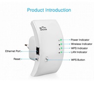 Wireless Router 300Mbps Universal WiFi Range Extender Repeater -White