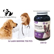 Calcium STRONG BONES CALCIUM VITAMIN D3 DOG VITAMIN DOG VEGEBRAND 750 MULTIVITAMIN DOG DOG
