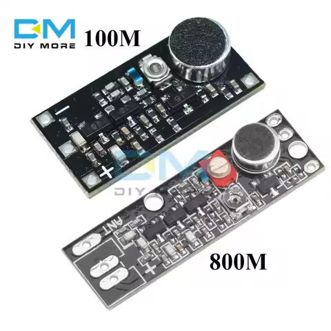 88-115MHz FM Transmitter Module with Microphone DC 2V 9V 9mA Wireless Car FM Radio Trasmitter Board 