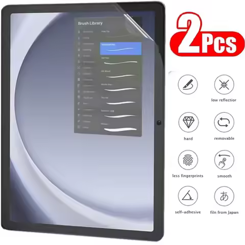2Pcs Paper Feel Like Screen Protector For Samsung Galaxy Tab S8 S9 S7 Plus S6 Lite Paper Film For Ga