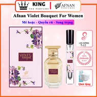 Nước hoa nữ Afnan Violet Bouquet - mùi hương sang trọng lôi cuốn mùi giống mfk540 lưu hương lâu cha